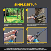 Durable Camping Hammock – Double & Single Sizes