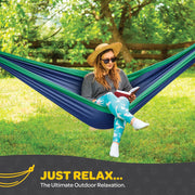Durable Camping Hammock – Double & Single Sizes