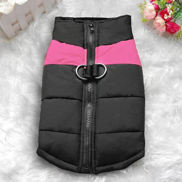 Winter Warm Waterproof Dog Vest with Zipper (S-7XL)