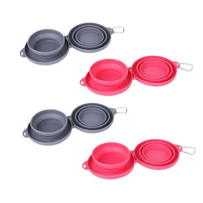 Collapsible Travel Dog Bowl Set