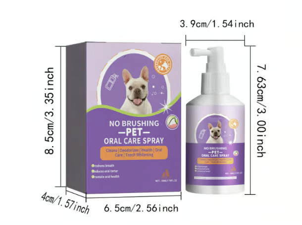 Pet Teeth Cleaning Spray for Dogs & Cats
