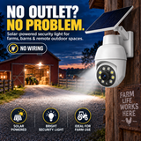 🎄Christmas Hot Sale - Solar-Powered Simulated Surveillance Camera Street Light