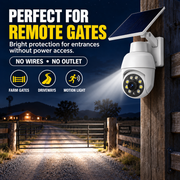 🎄Christmas Hot Sale - Solar-Powered Simulated Surveillance Camera Street Light