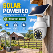 🎄Christmas Hot Sale - Solar-Powered Simulated Surveillance Camera Street Light