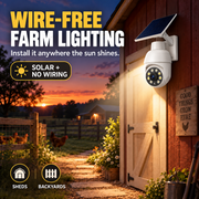 🎄Christmas Hot Sale - Solar-Powered Simulated Surveillance Camera Street Light