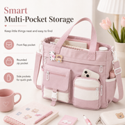 🎀LAST DAY 60% OFF👜Large Canvas Shoulder Bag – Perfect for College, Work & Daily Life
