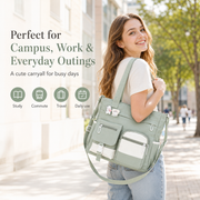🎀LAST DAY 60% OFF👜Large Canvas Shoulder Bag – Perfect for College, Work & Daily Life