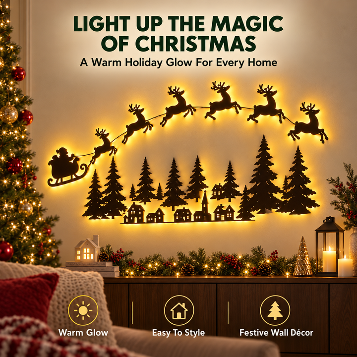 ⏳ Last Day 59% OFF – Bring Santa’s Magical Journey Home This Christmas 🦌(A SET)