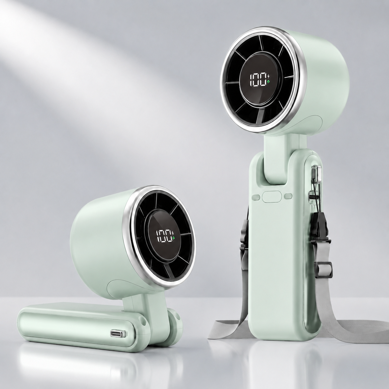 Handheld Portable AC Fan.