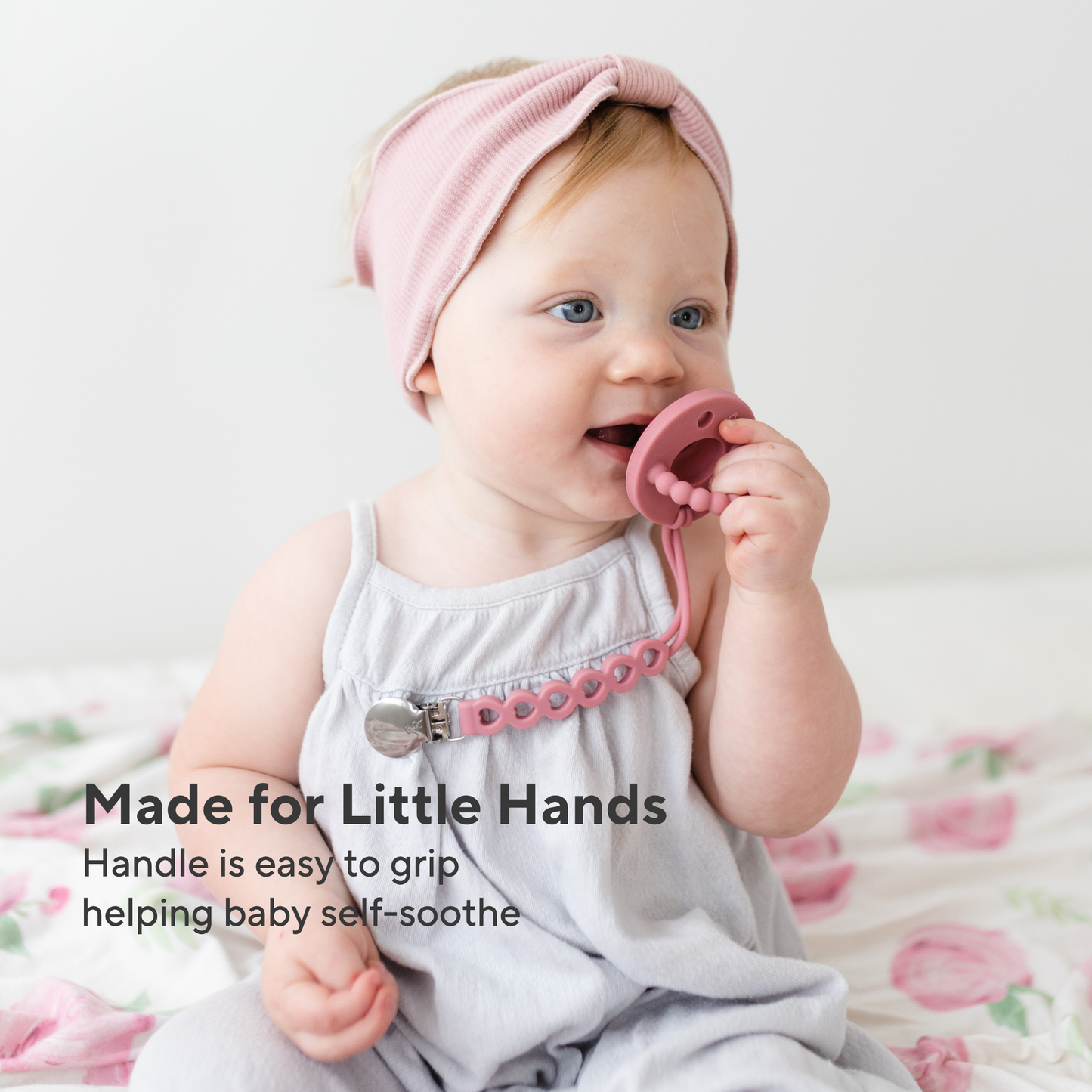 Cutie PAT Flat (0m+) Pacifier + Teether