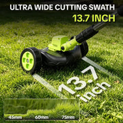 🌿 3-in-1 Cordless Grass Trimmer | Brushless Lawn Mower &amp; Edger for Yard Care