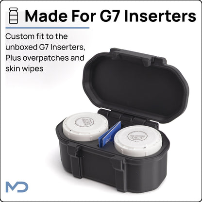 Dexcom G7 Boxless Travel Case | Two Sensors and Skin Prep Wipes
