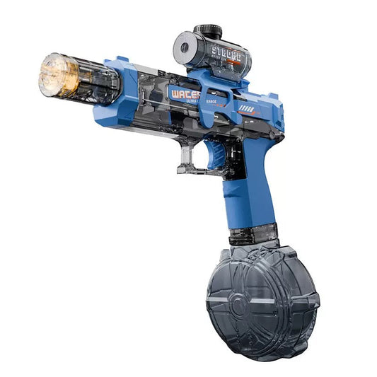 Electric Long-Range Water Gun – High-Speed Motor, Shoots Up to 8 Meters