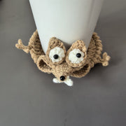 Handmade Crochet Frog Coaster – Cute Animal Cup Mat