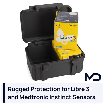 Libre3+ and Medtronic Instinct CGM Case (Boxed)