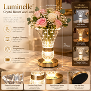 Crystal Bloom Vase Lamp