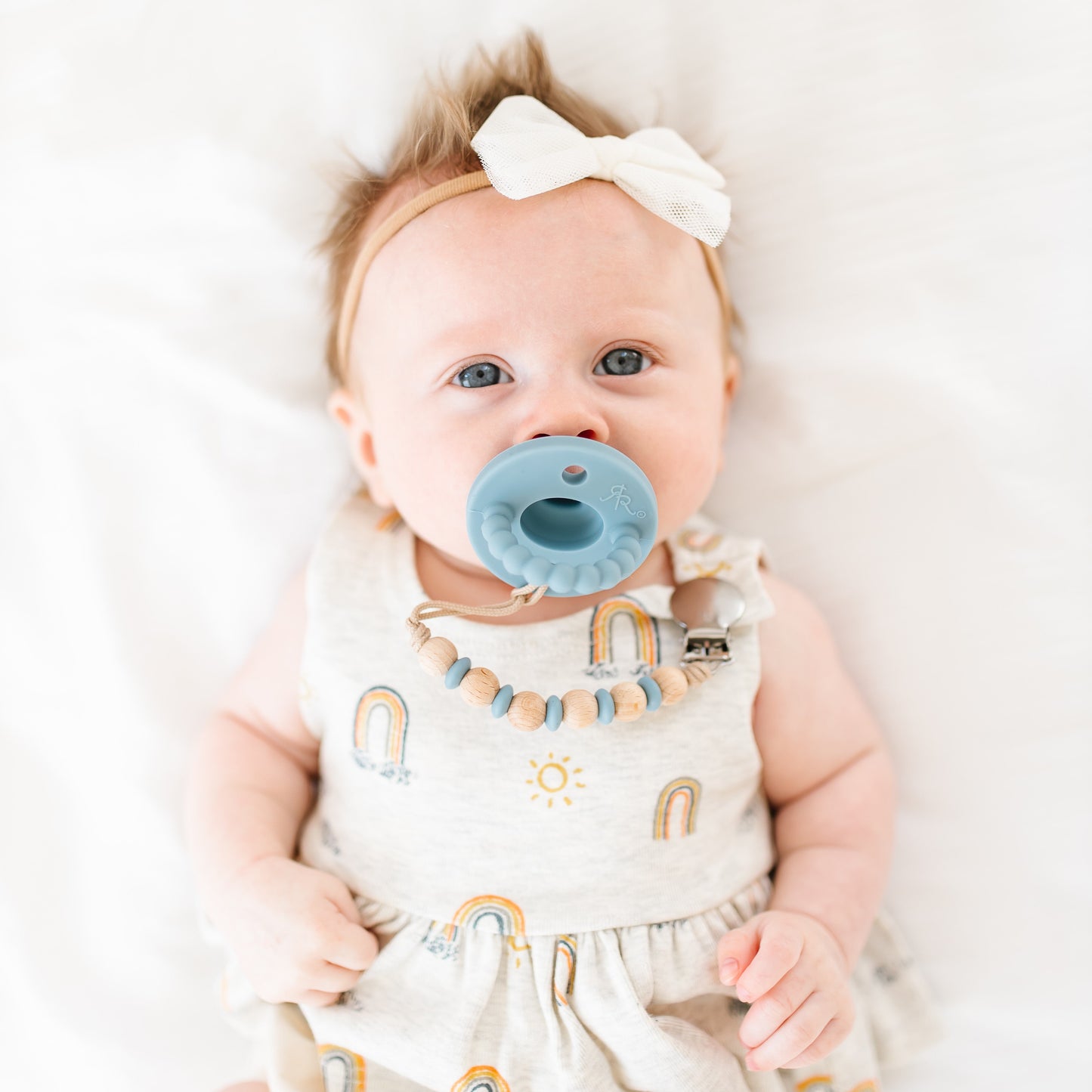 Cutie PAT Flat (0m+) Pacifier + Teether