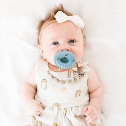 Cutie PAT Flat (0m+) Pacifier + Teether