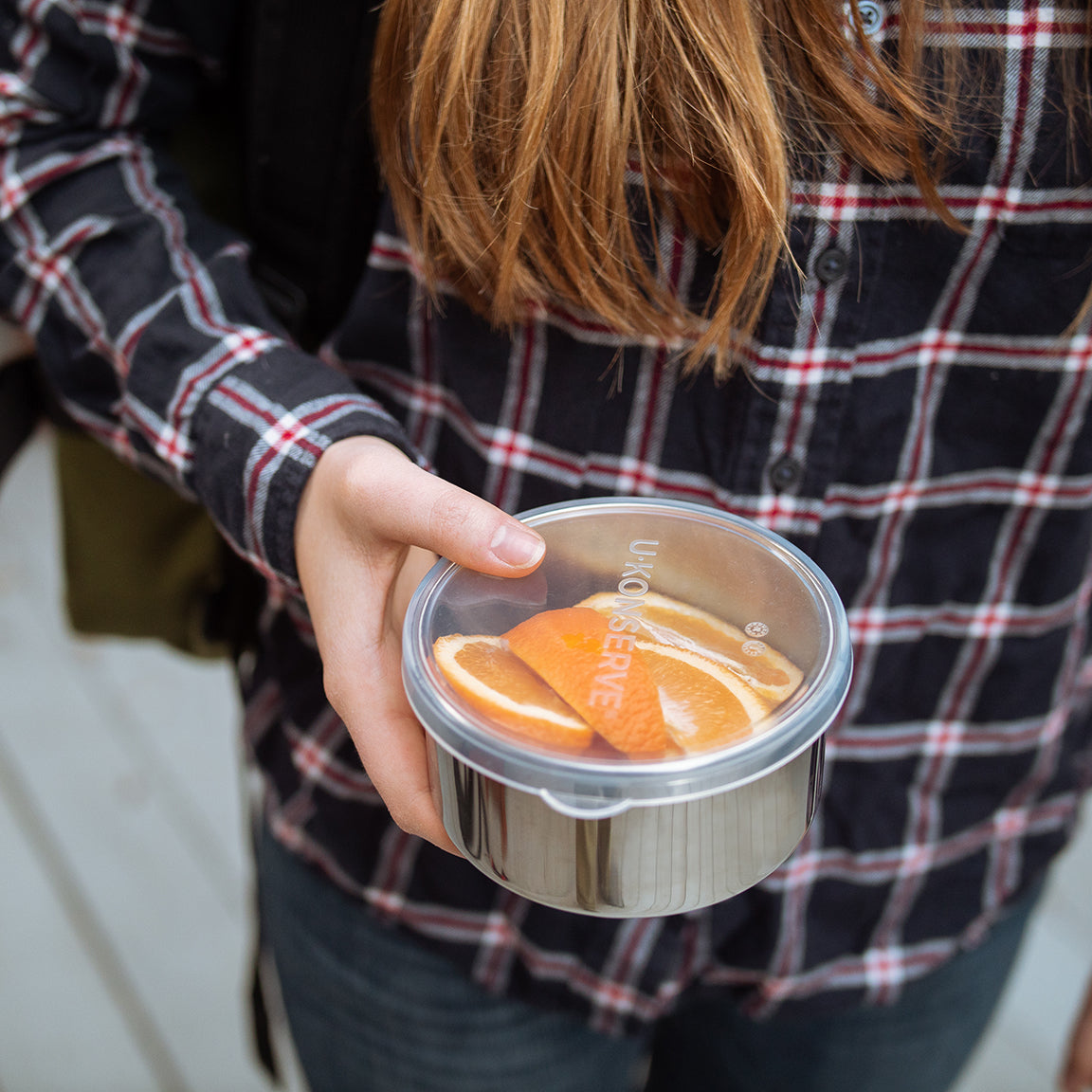 Round Stainless Steel Nesting Food Containers, Set of 3