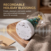 🎁 Christmas Hot Sale 65% OFF - Recordable Christmas Message Glas Bottle with Mini Tree