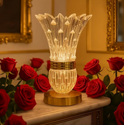 Crystal Bloom Vase Lamp