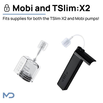 Tandem AutoSoft Triple T-Slim and Mobi Pump Supply Case