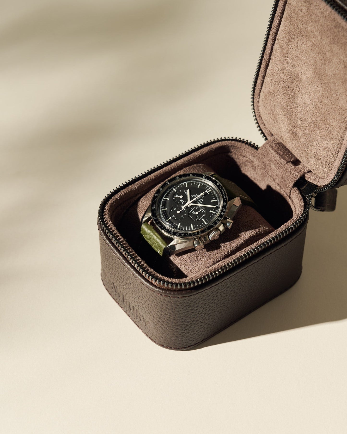 Fraser 1 Watch Case - Espresso Brown
