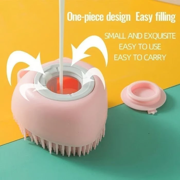 Pet Silicone Bath & Massage Brush