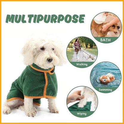 Super Absorbent Dog Drying Robe
