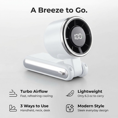 Handheld Portable AC Fan.