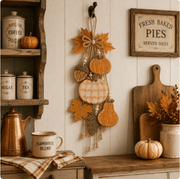 🎃Rustic Harvest WoodenDoor Hanger