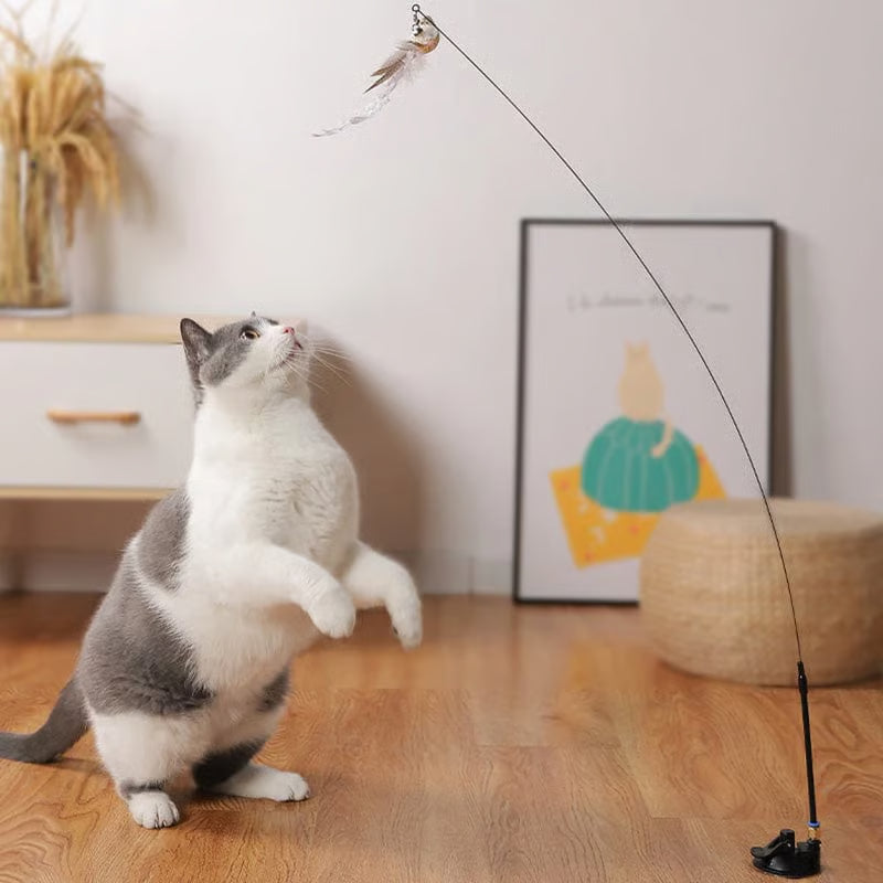 Self-Play Bird Feather Cat Toy