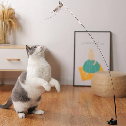 Self-Play Bird Feather Cat Toy