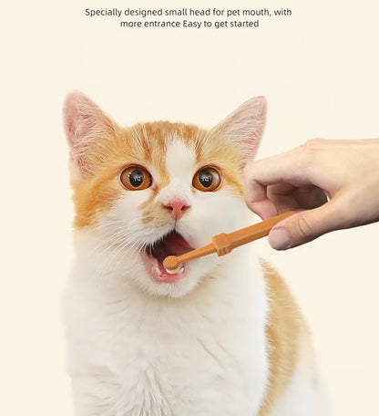 FlexiBrush Pet Toothbrush & Tongue Scraper
