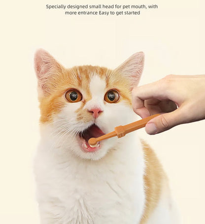 FlexiBrush Pet Toothbrush & Tongue Scraper