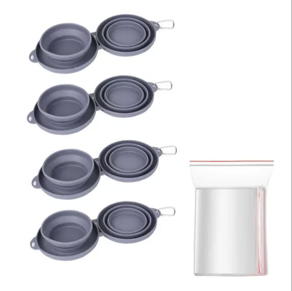 Collapsible Travel Dog Bowl Set