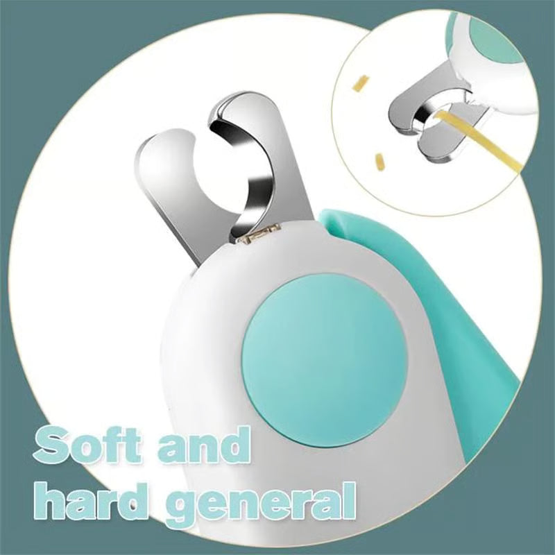 LED Pet Nail Clipper with Safety Lock