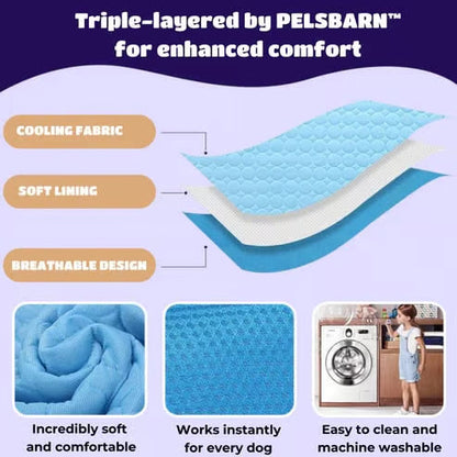 Pet Cooling Mat | 4x Enhanced Cooling Effect