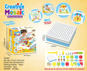 Electric Drill Construction Toy — 2D & 3D STEM Building Set