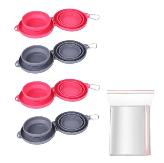 Collapsible Travel Dog Bowl Set