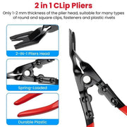 5PC Auto Trim Clip & Electrical Connector Disconnect Pliers Set, Automotive Repair Hand Tools