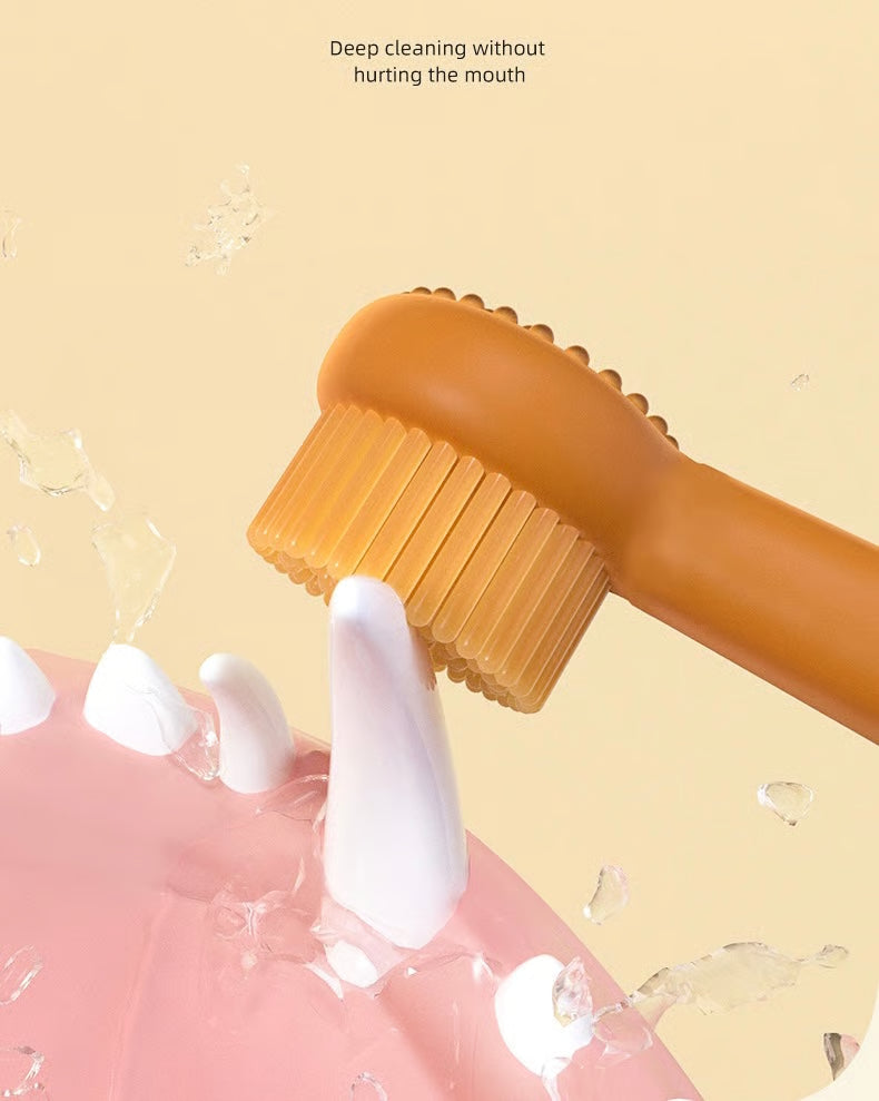 FlexiBrush Pet Toothbrush & Tongue Scraper