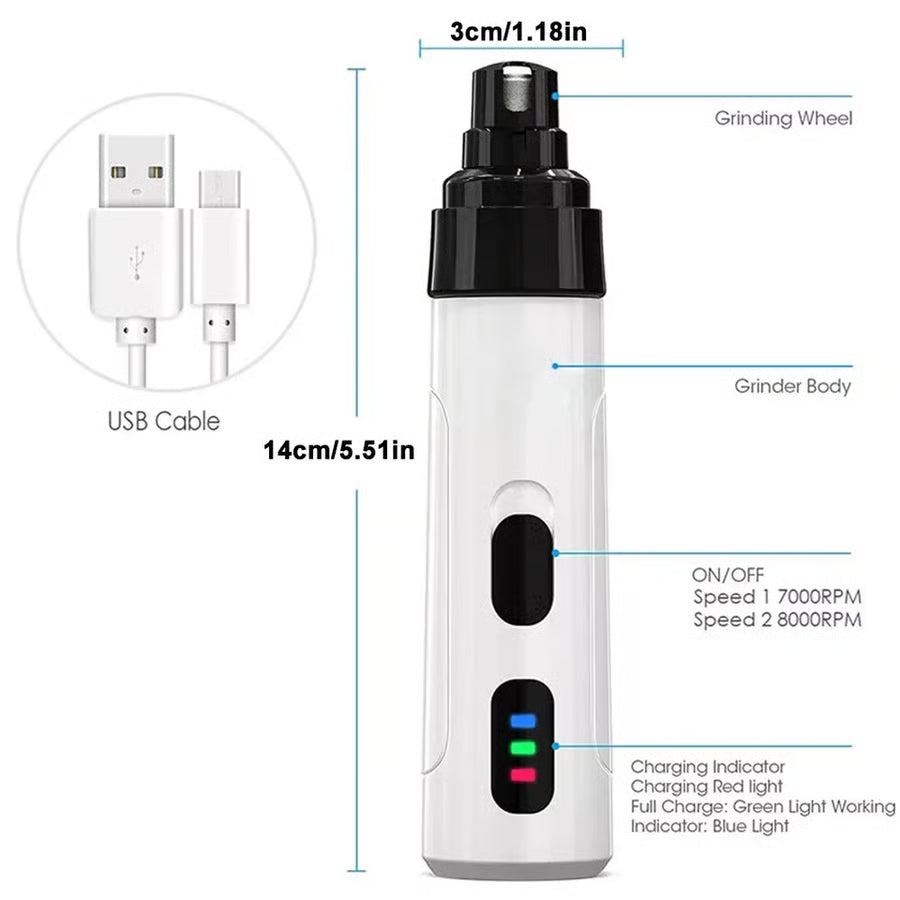 Silent Pro Pet Nail Grinder