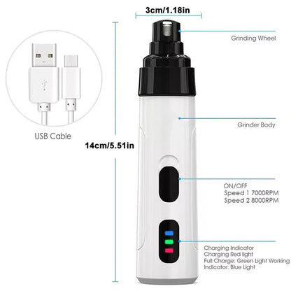 Silent Pro Pet Nail Grinder