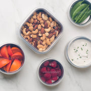 Round Stainless Steel Nesting Food Containers, Set of 3