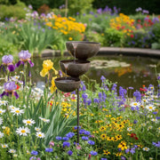 🔥Hot Sale 49% OFF🔥Bring Life Back To Your Garden – Peaceful Cascading Rain Catcher Bird Bath For Welcoming Garden Wildlife🌿🐦