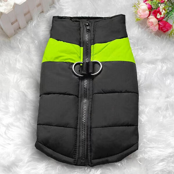 Winter Warm Waterproof Dog Vest with Zipper (S-7XL)
