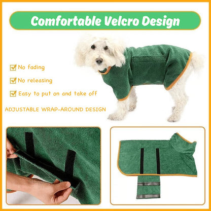 Super Absorbent Dog Drying Robe