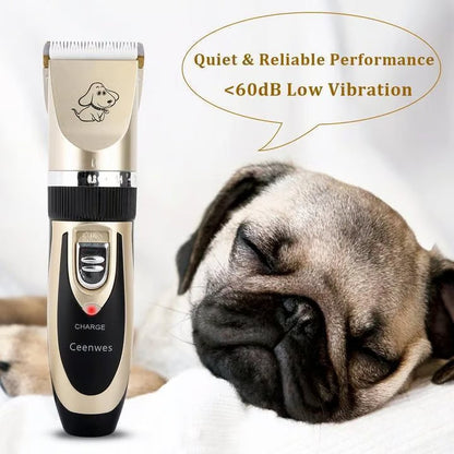 Silent Pro Cordless Pet Clipper Kit