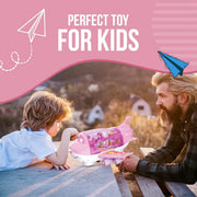 Colorful LED Bump & Go Airplane Toy for Kids